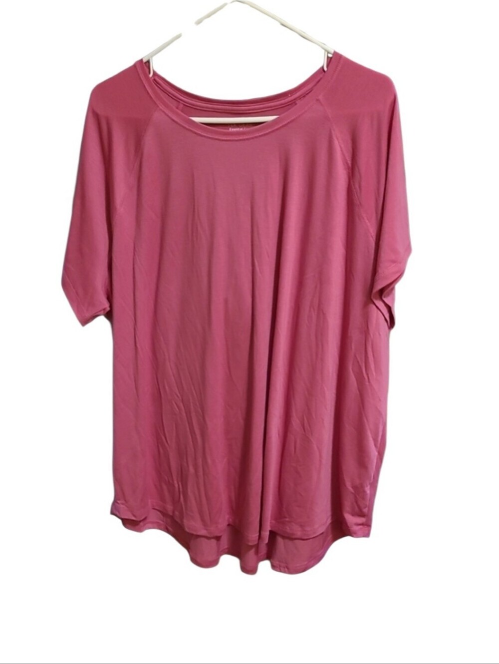 tek gear Women's Short Sleeve Tunic Top - Rose Pink